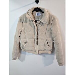 Princess Polly XX Corduroy Beige Jacket‎ Women's Sz 6